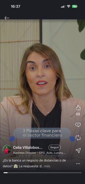 Simulated social clip, LinkedIn