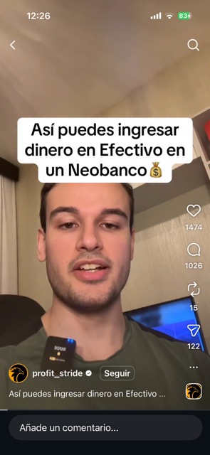 Simulated social clip, Instagram
