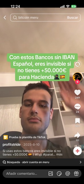 Simulated social clip, TikTok
